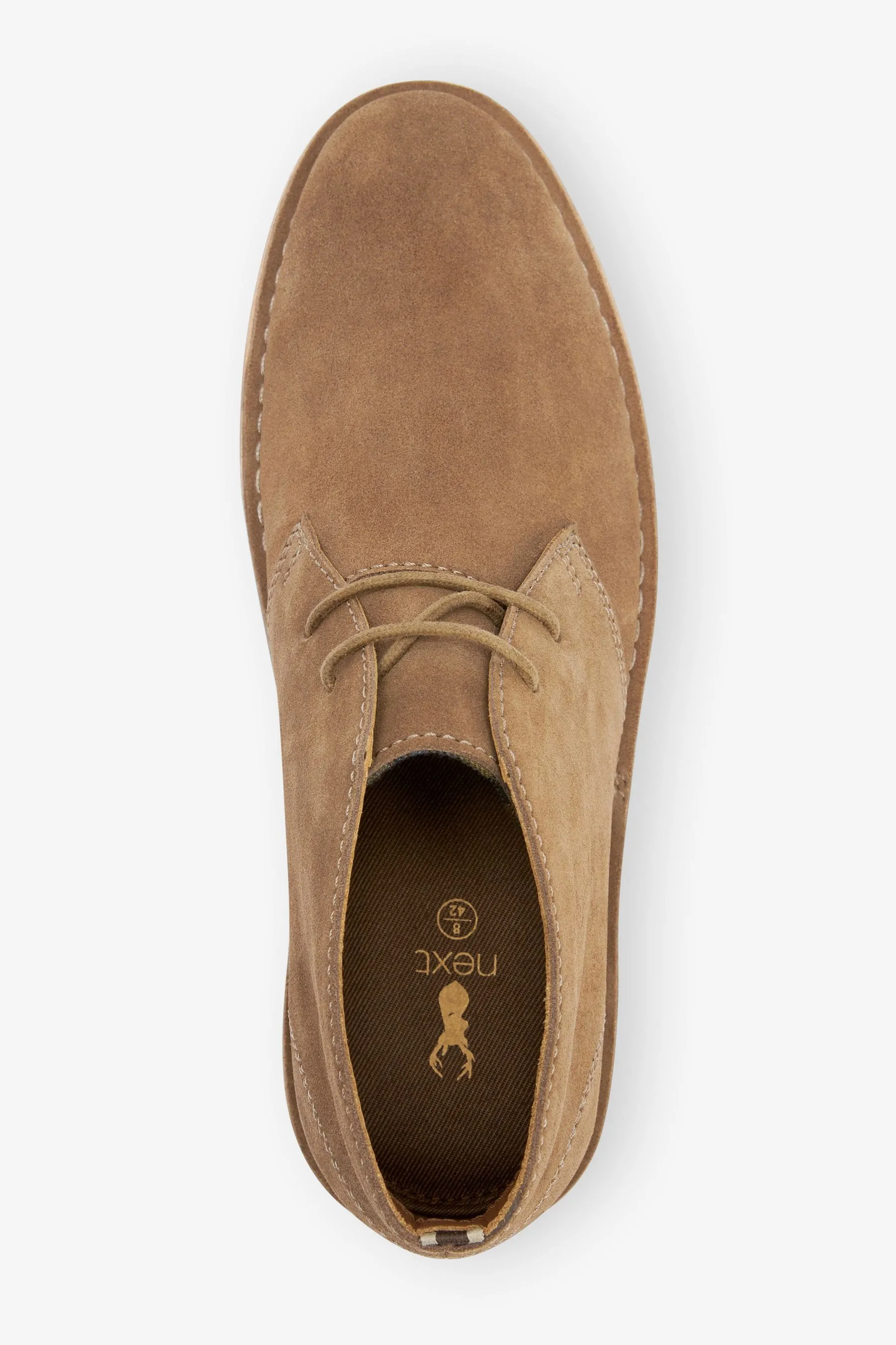 Stone Suede Desert Boots