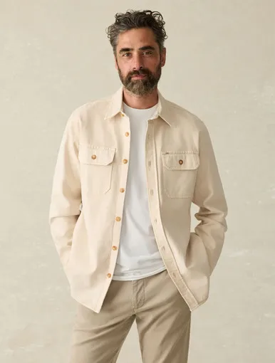 Sunwashed Shirt Jacket | Faherty