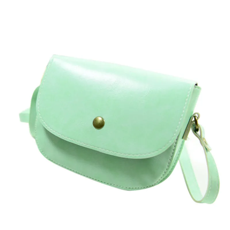 Super Deal Women Retro Handbags Women Messenger Bags Chain Shoulder Bag Leather Crossbody Girl's Mini sac 9 Candy Colors