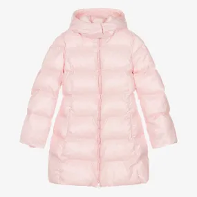 Teen Girls Pink Hooded Puffer Coat