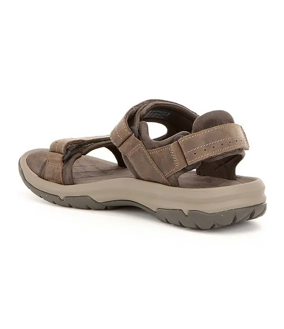 Teva Mens Langdon Waterproof Sandal- Walnut Leather