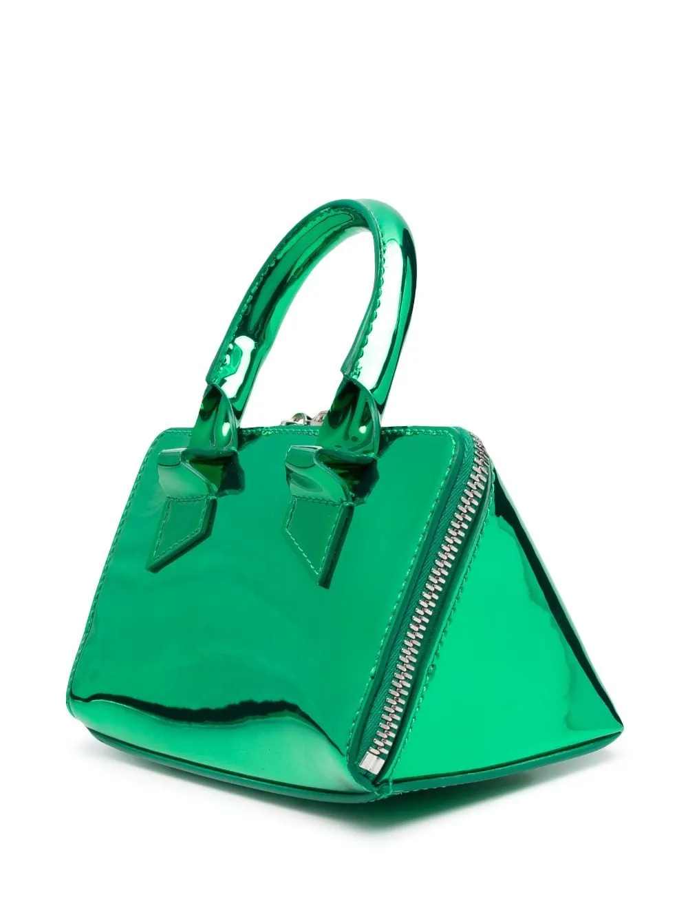 THE ATTICO Emerald Green Mini Crossbody Handbag for Women