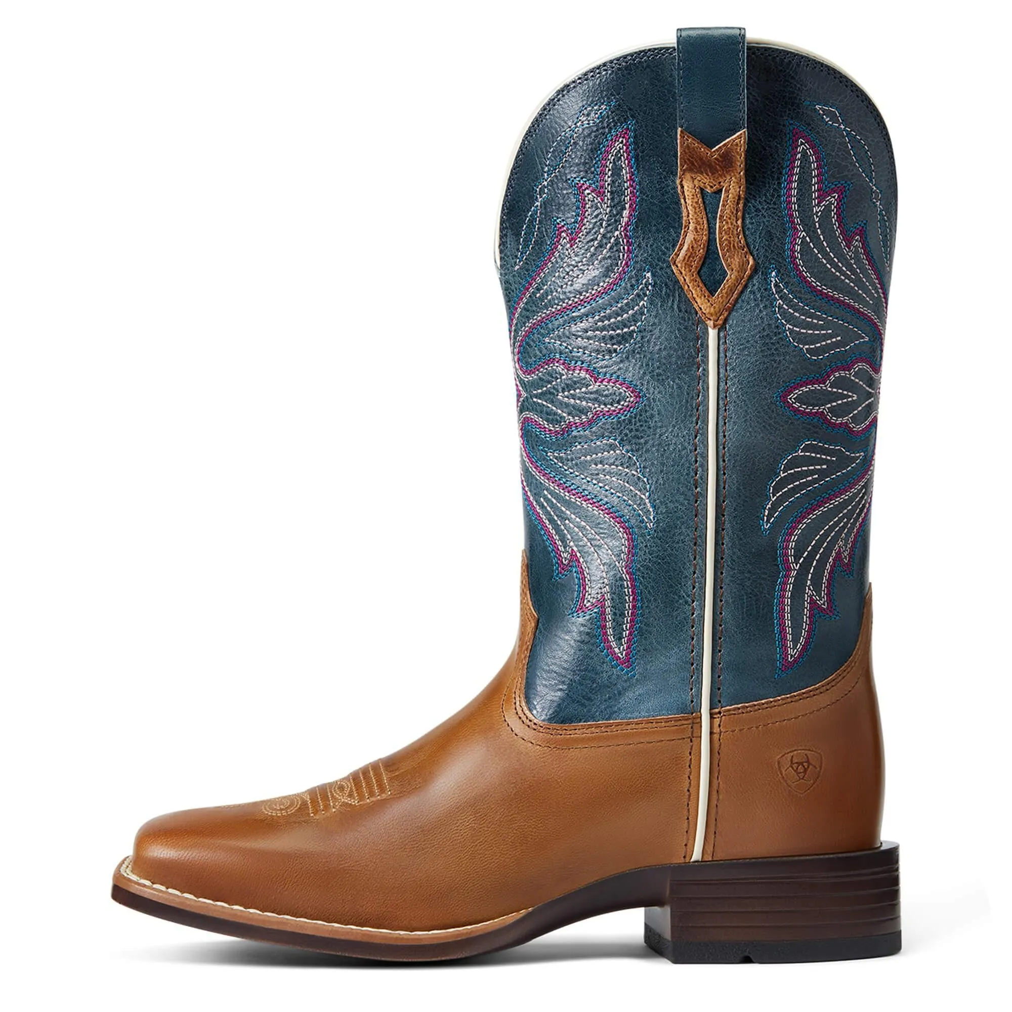 WOMAN'S  ARIAT EDGEWOOD WESTERN BOOTS |ALMOND BUFF | BABY BLUE EYES (10040349)