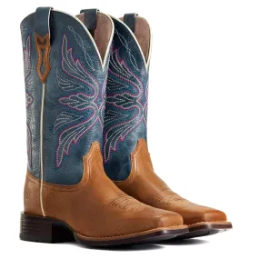 WOMAN'S  ARIAT EDGEWOOD WESTERN BOOTS |ALMOND BUFF | BABY BLUE EYES (10040349)