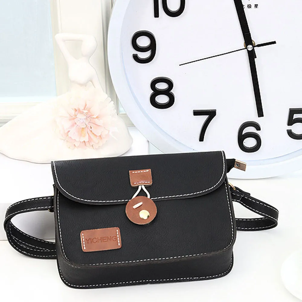 Women Bag Leather Buckle Casual Hbag crossbody Single Shoulder bag Leather women messenger bags bolsos