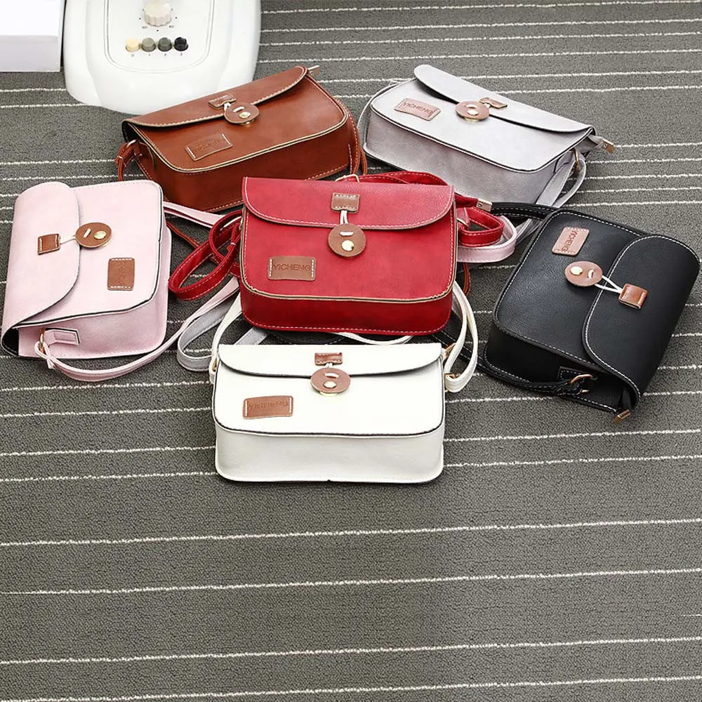 Women Bag Leather Buckle Casual Hbag crossbody Single Shoulder bag Leather women messenger bags bolsos