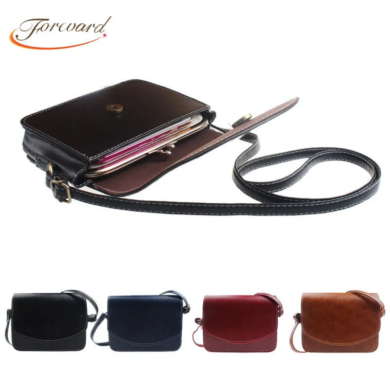 Women Small Hbag Retro Imitation Leather Flip Messenger Bag Korean Hbags Crossbody Bag Bolsas