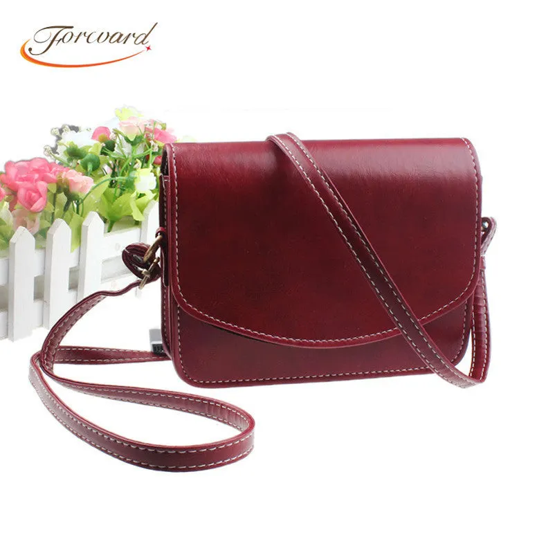 Women Small Hbag Retro Imitation Leather Flip Messenger Bag Korean Hbags Crossbody Bag Bolsas