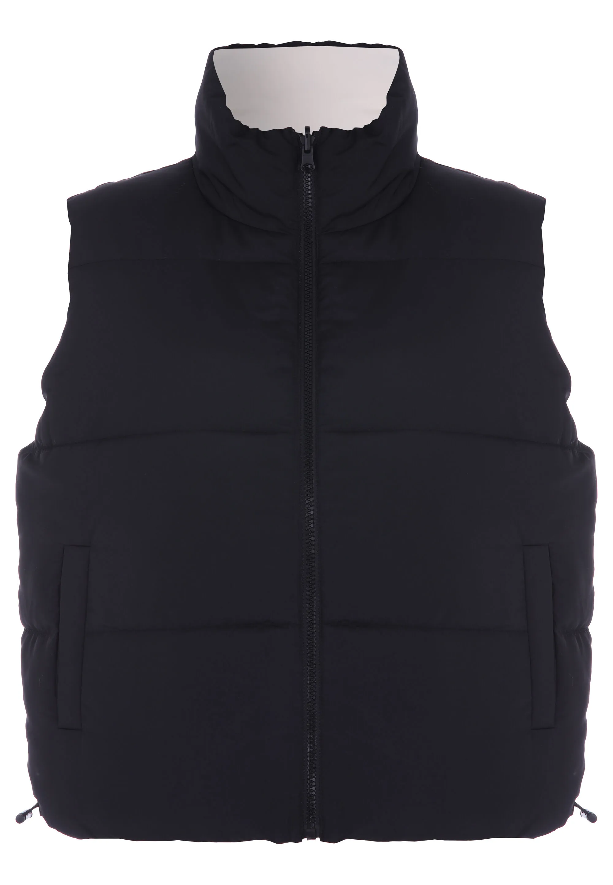 Womens Black Reversible Gilet Jacket