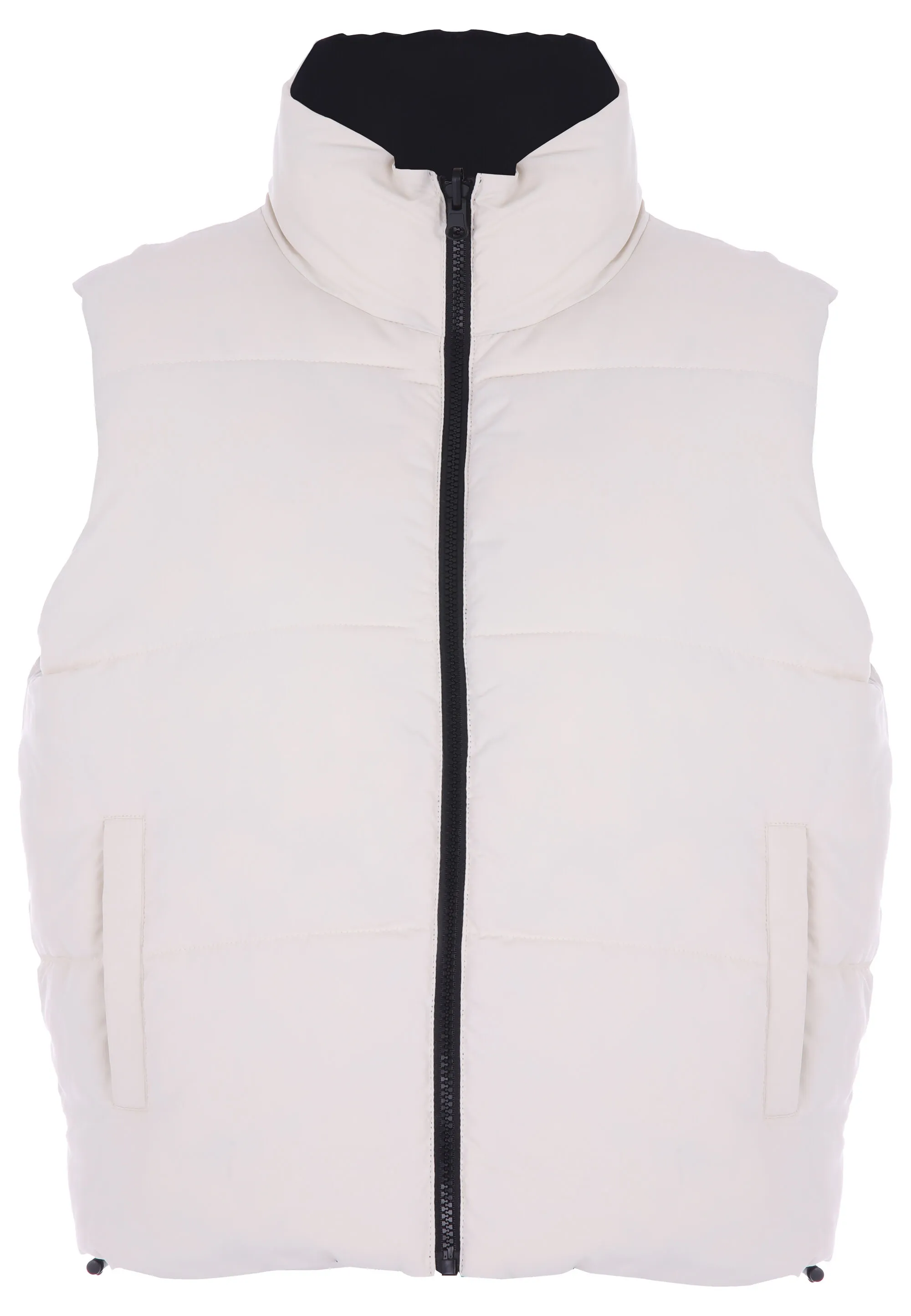 Womens Black Reversible Gilet Jacket