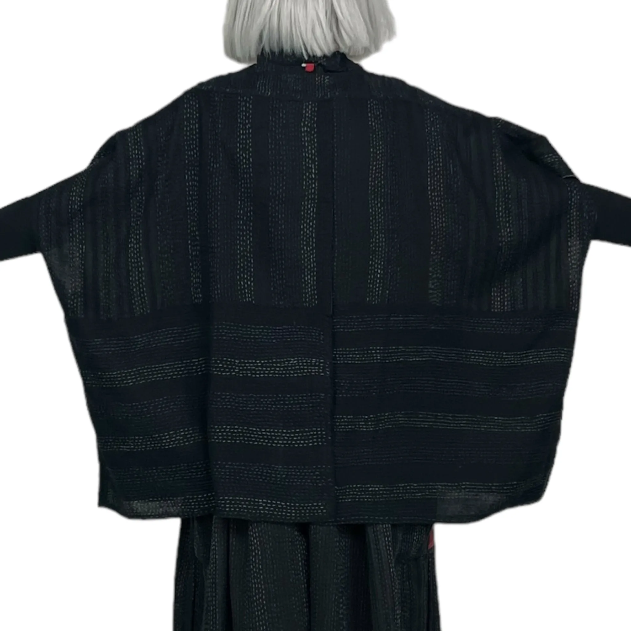 WOVEN HANDLOOM PONCHO TOP