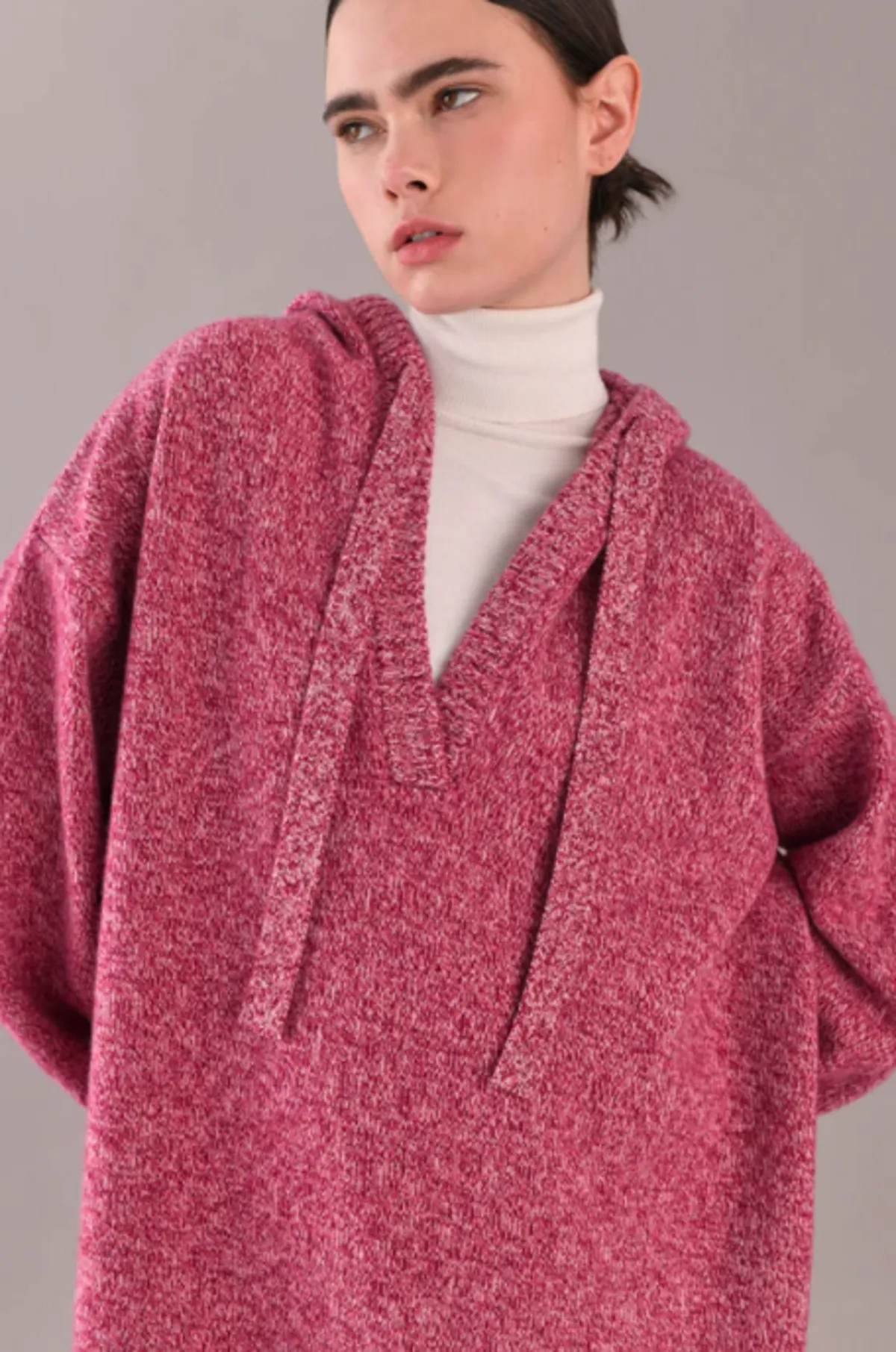 Yaco Poncho - Rose Pink