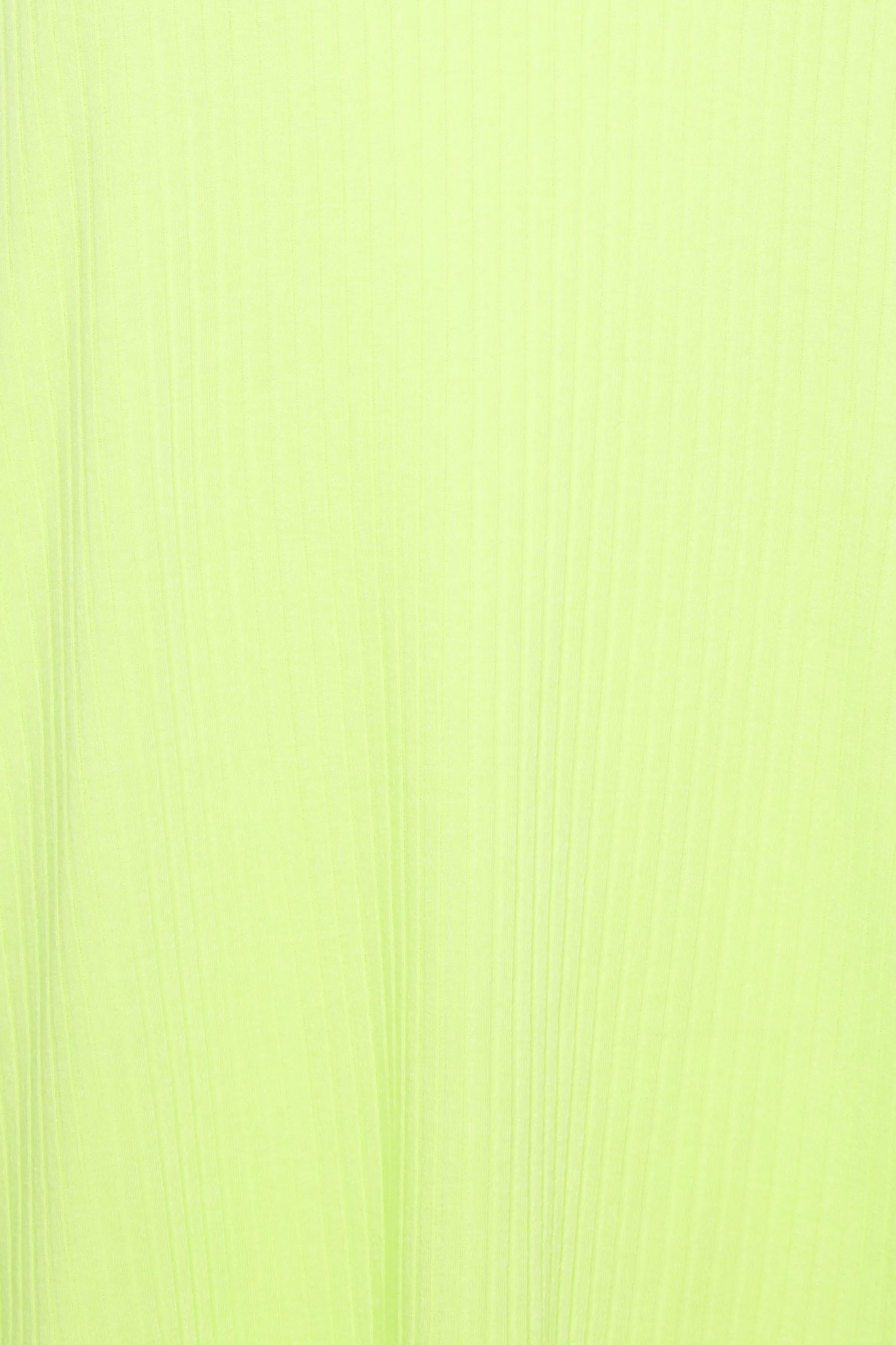 YOURS Curve Lime Green Ribbed Swing Cami Vest Top