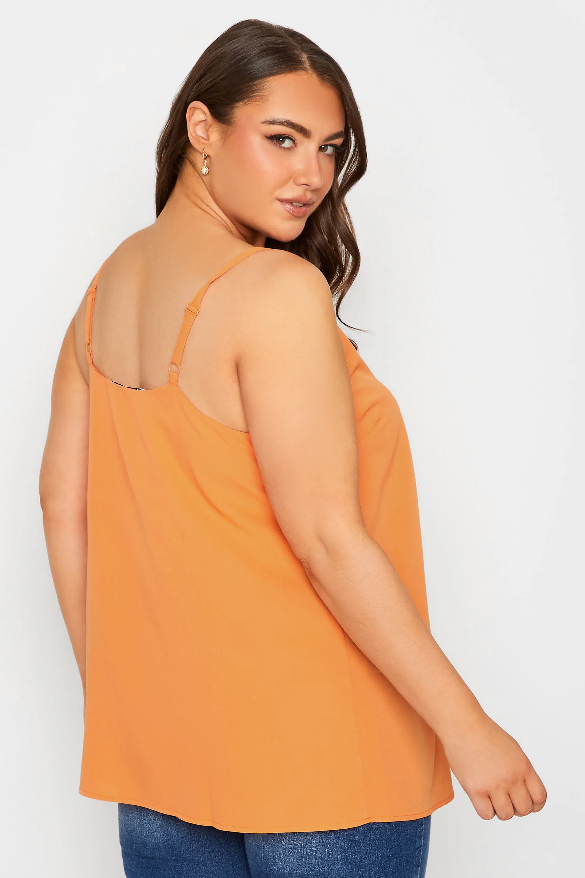 YOURS Curve Orange Cami Vest Top